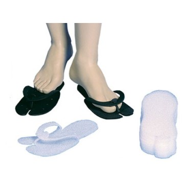 Zapatilla montable en goma EVA color BLANCO 10 pares