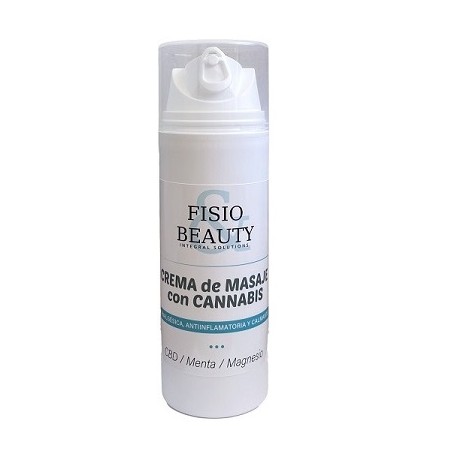 CREMA MASAJE CANNABIS CON DOSIFICADOR 150ML.