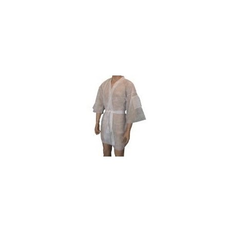 KIMONO BLANCO CON MANGAS 10 UDS.